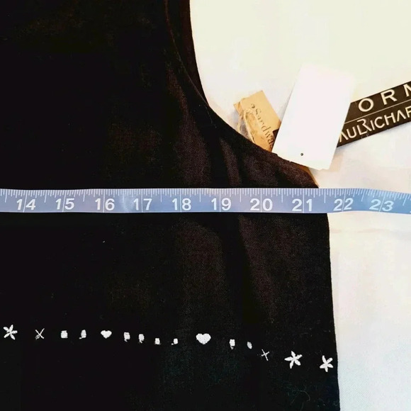 Uniform John Paul Richard Sandwashed Linen Dress Long Maxi Black Sleeveless Size - Picture 13 of 14